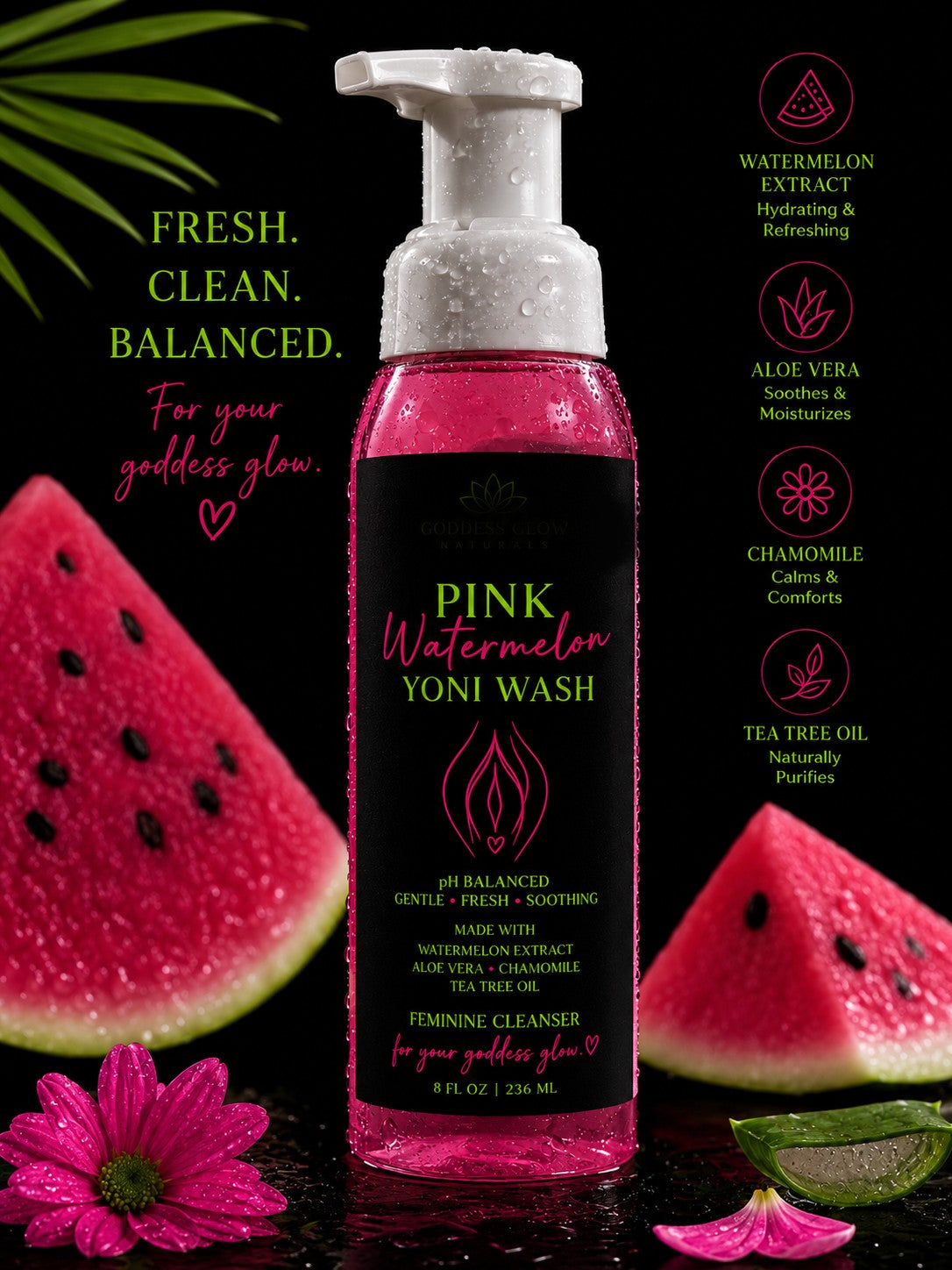 Pink Watermelon Yoni Wash